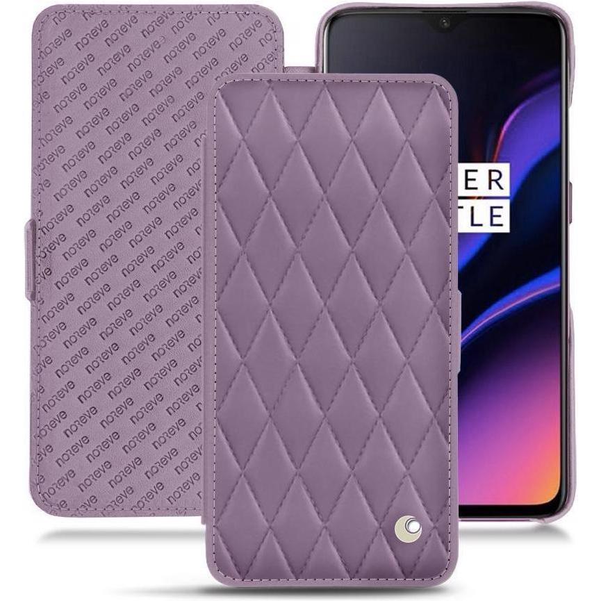 Noreve Lederschutzhülle horizontal (OnePlus 6T), Smartphone Hülle, Violett