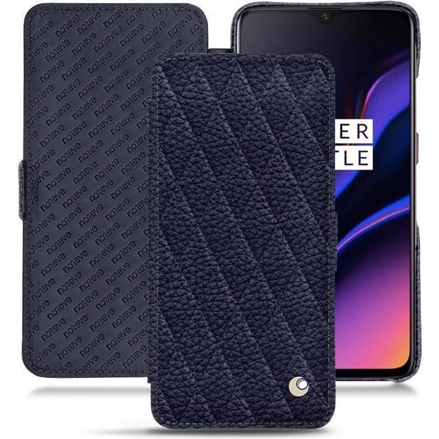 Noreve Lederschutzhülle horizontal (OnePlus 6T), Smartphone Hülle, Violett