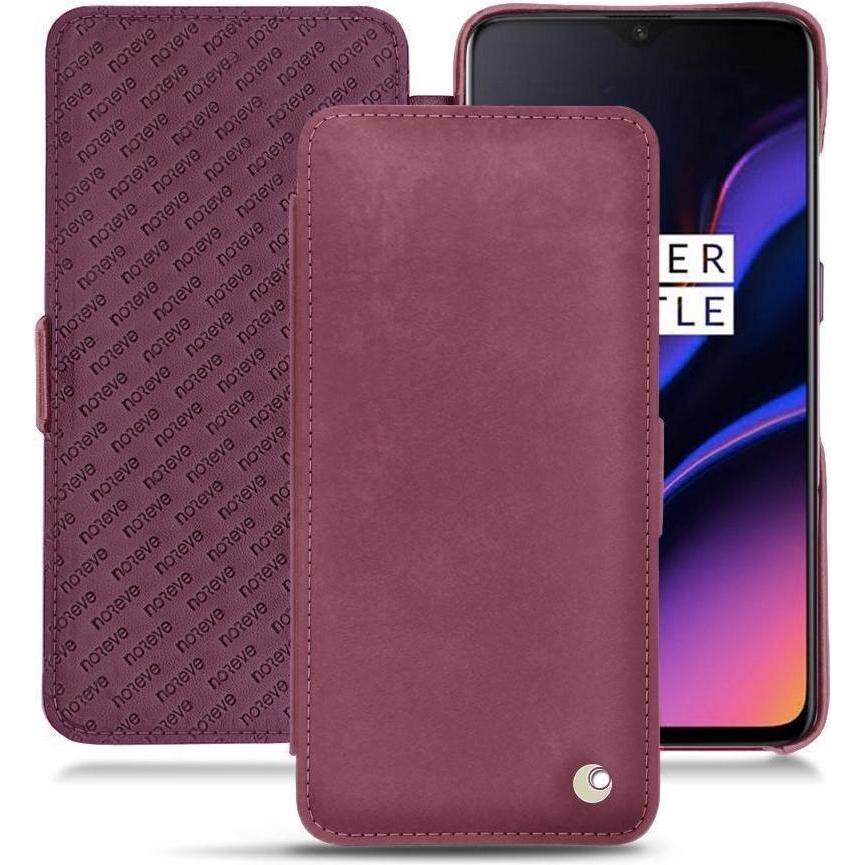 Noreve Lederschutzhülle horizontal (OnePlus 6T), Smartphone Hülle, Violett