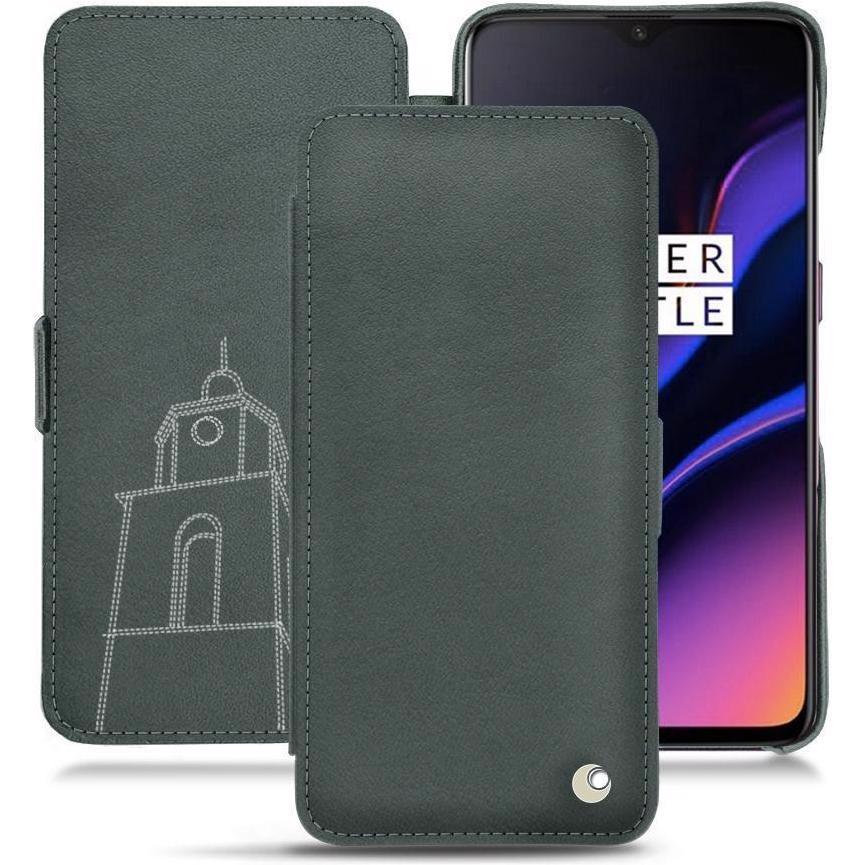 Thumbnail - Noreve Lederschutzhülle horizontal (OnePlus 6T), Smartphone Hülle, Blau