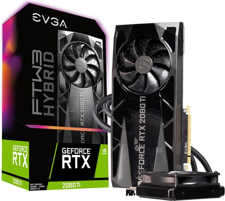 Produktbild EVGA GeForce RTX 2080 Ti FTW3 Ultra Hybrid (11 GB)