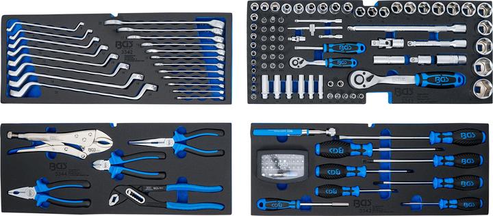 Actual product image BGS Metal workshop Tool Case 3 Drawers with 143 Tools (1 pieces)