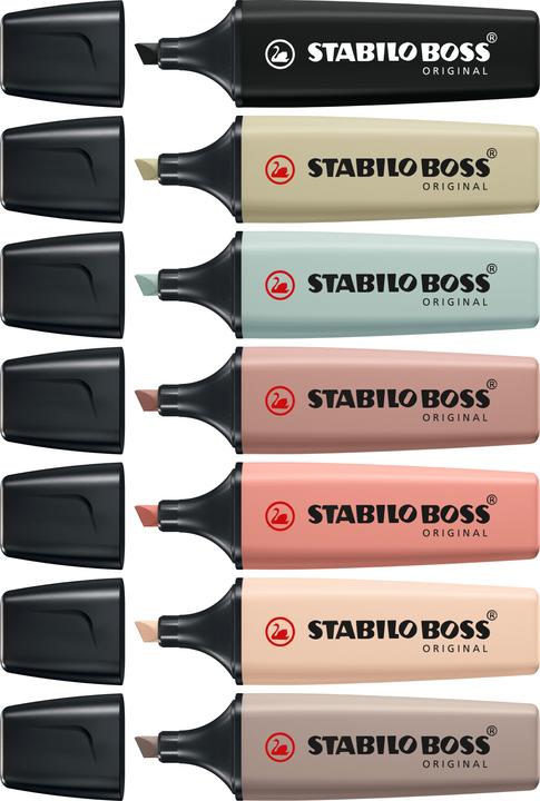 Immagine prodotto STABILO BOSS NATURE COLORS - evidenziatore (Grigio caldo, 5 mm, 1 x)