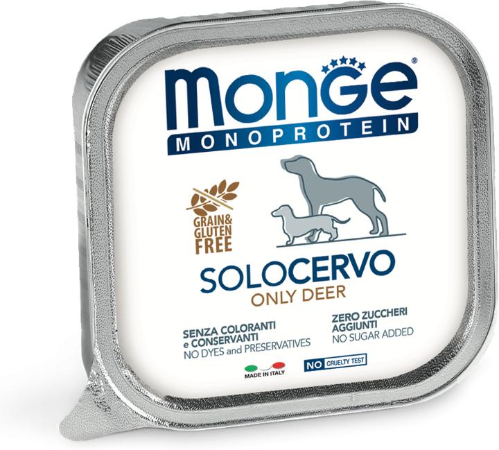 Actual product image Monge Monoprotein SOLO Dog, Wild (Adult, 1 pcs., 150 g)
