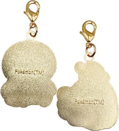 Actual product image Pokémon Metal Charm Set Piplup & Rowlet