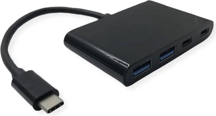 Value USB 3.2 Gen 1 Hub, 4x (2x A+ 2x C), Type C connection cable (USB-C, 4 ports)