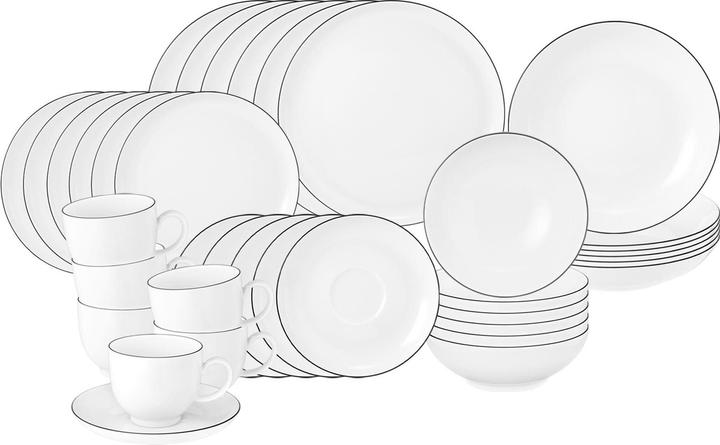 Produktbild Seltmann Lido Black Line Komplett-Service (6 Stk.)