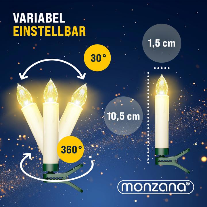 Actual product image Monzana Candles set of 30 (30 x)