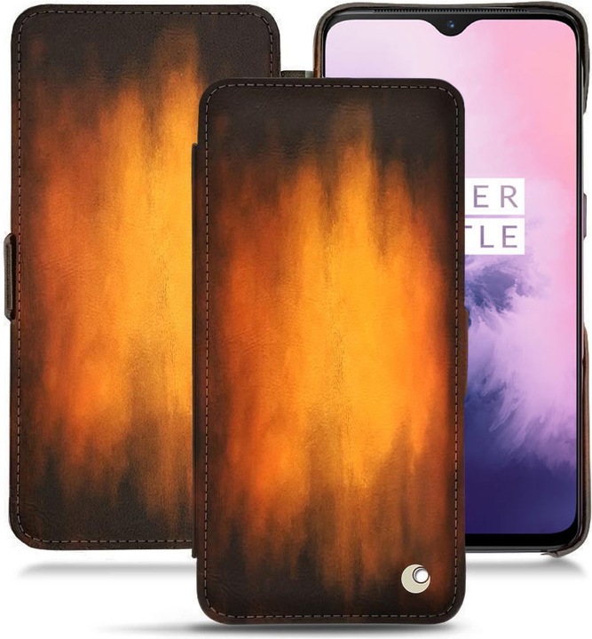 Actual product image Noreve Leather case horizontal (OnePlus 7)