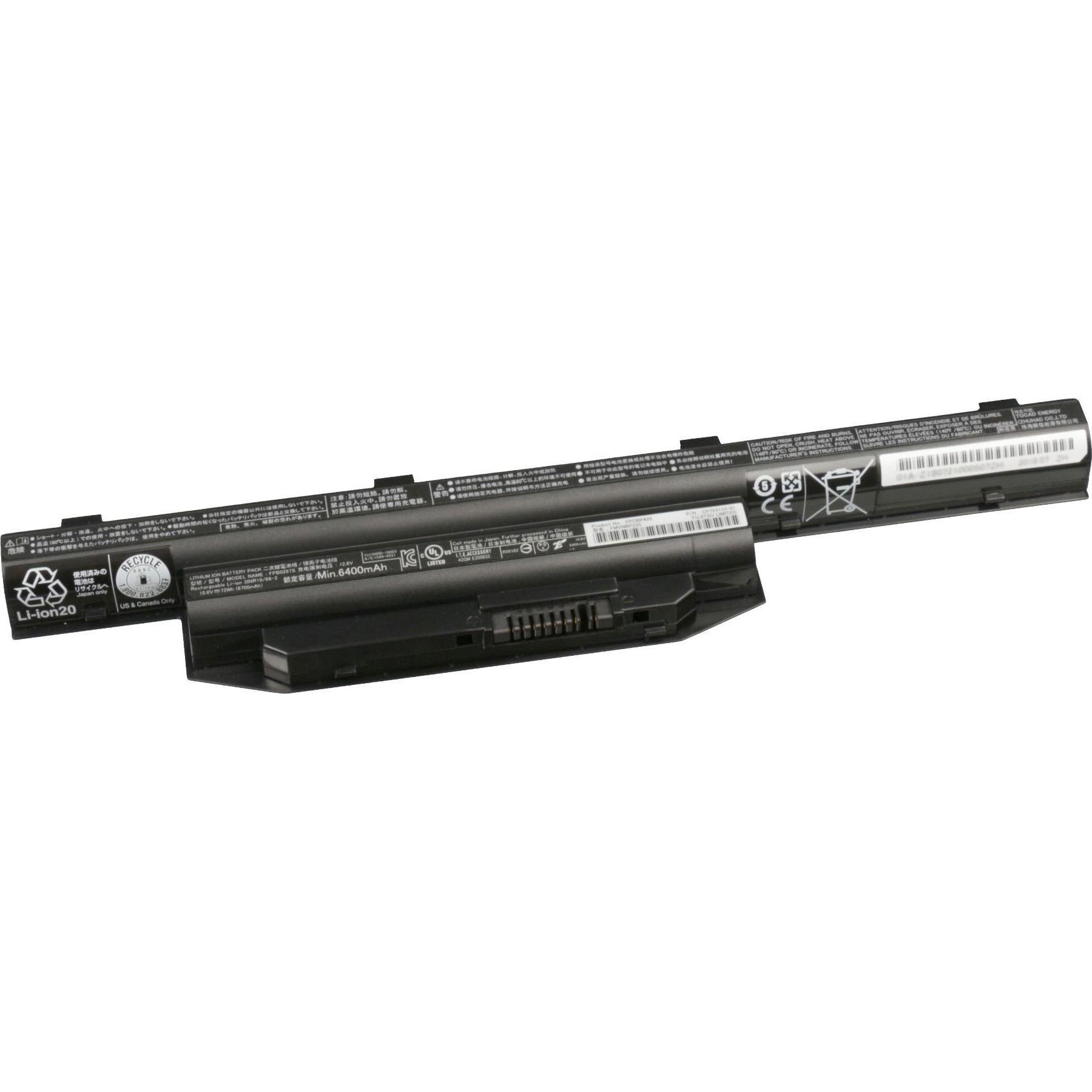 Thumbnail - Fujitsu CP700282-XX (6 Zellen, 6700 mAh), Notebook Akku