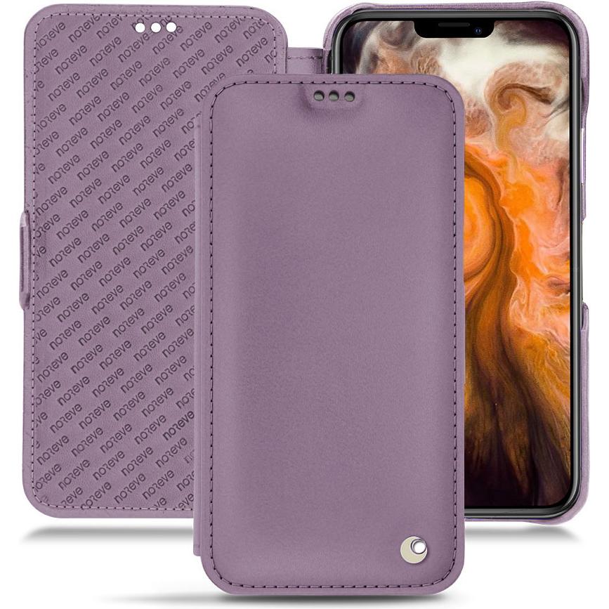 Thumbnail - Noreve Lederschutzhülle horizontal (Apple iPhone 11 Pro Max), Smartphone Hülle, Violett