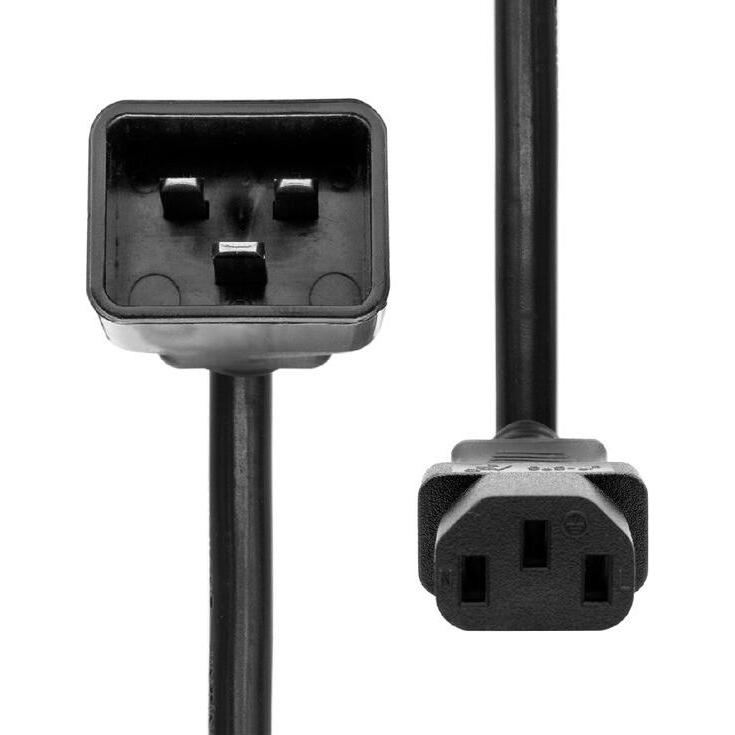 Thumbnail - ProXtend, Verlängerungskabel, Power Extension Cord C13 to C20 1M Black (1 m)