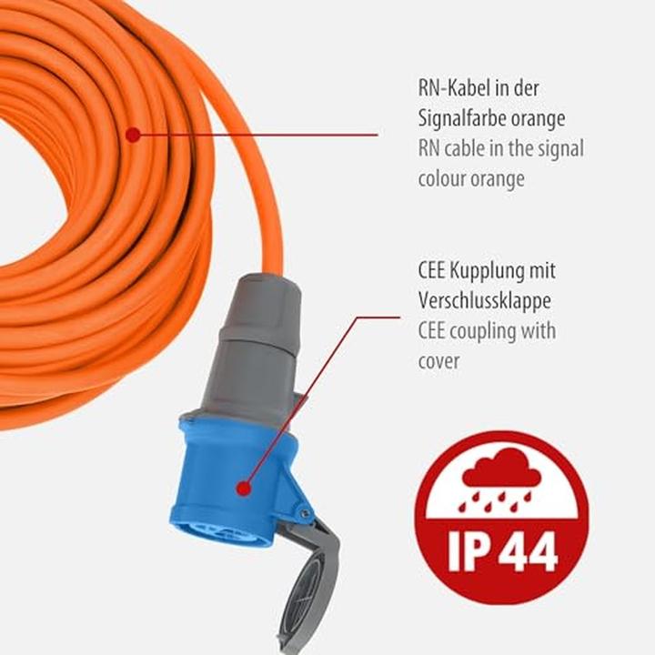 Image du produit Brennenstuhl Rallonge de camping (25 m, CEE)