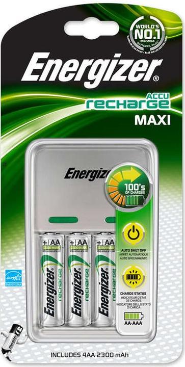 Energizer Maxi Charger (4 pcs., AA, 2300 mAh, Chargers without battery)