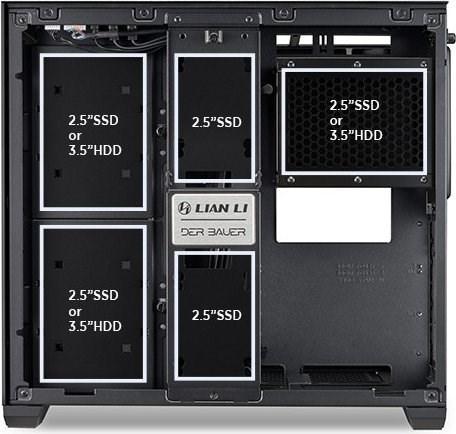 Immagine prodotto Lian-Li O11 Air Mini (ATX, E-ATX, mATX, Mini-ITX)