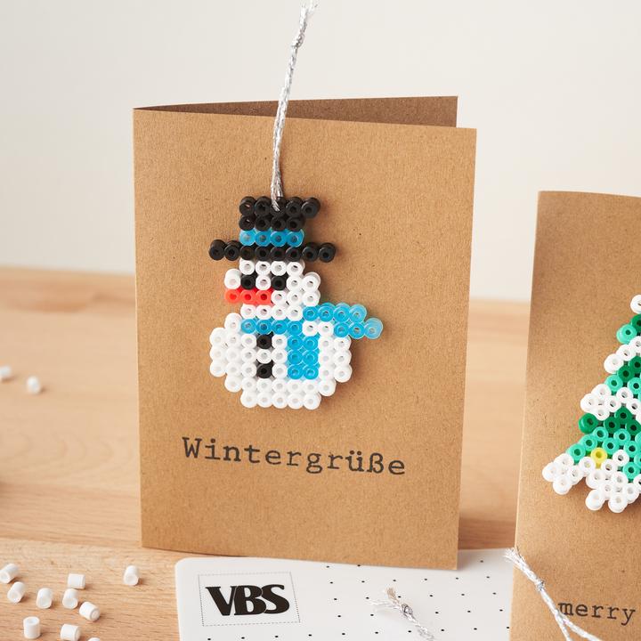 Actual product image VBS XXL double cards with envelopes "Kraft paper" (50 pcs.)