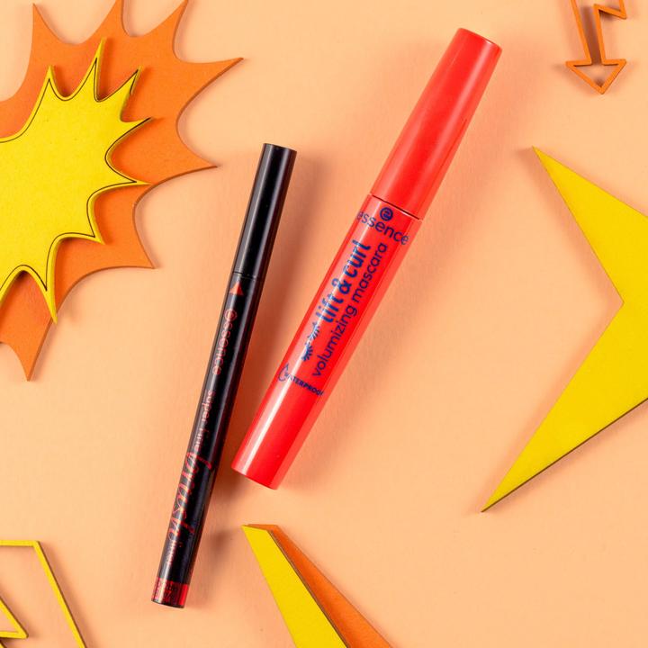 Actual product image essence Lift and curl volumizing mascara Black (Black)