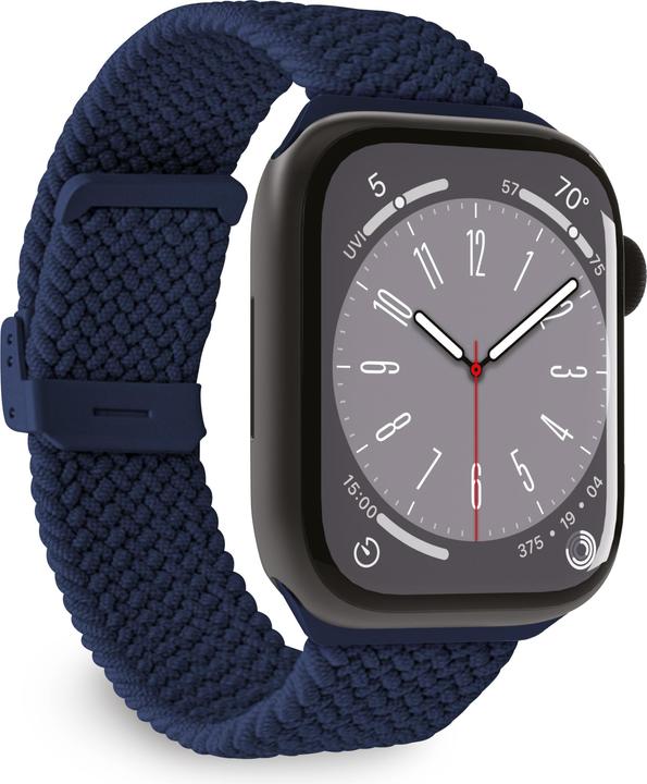 Produktbild Puro Loop Band - Pleciony pasek do Apple Watch 42/44/45/49 mm (granatowy) (Stoff)