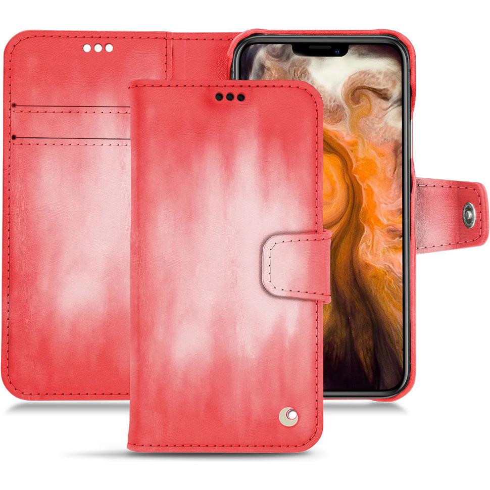 Thumbnail - Noreve Lederschutzhülle Wallet (Apple iPhone 11 Pro Max), Smartphone Hülle, Rosa