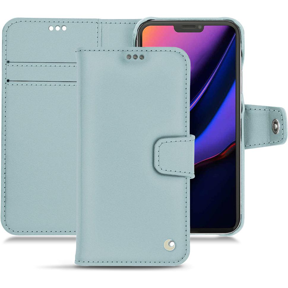 Thumbnail - Noreve Lederschutzhülle Wallet (Apple iPhone 11 Pro), Smartphone Hülle, Blau