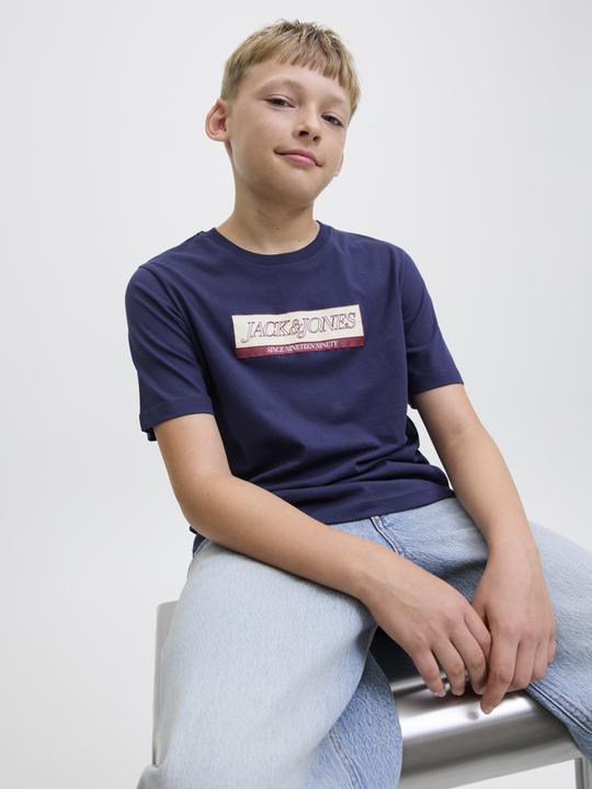 Image du produit Jack & Jones Jorinwood Block Brand Tee Ss Cn Noos Jnr (140)