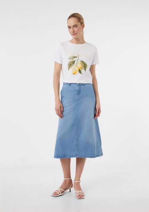 Produktbild Comma Rock Midirock aus elastischem Denim (36)