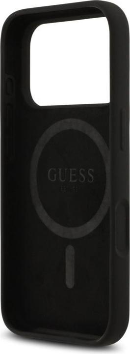 Produktbild Guess - Silicone Triangle Logo MagSafe (GUHMP17XSCTRLMK) - iPhone 17 Pro Max - Black (Apple iPhone 17 Pro Max)