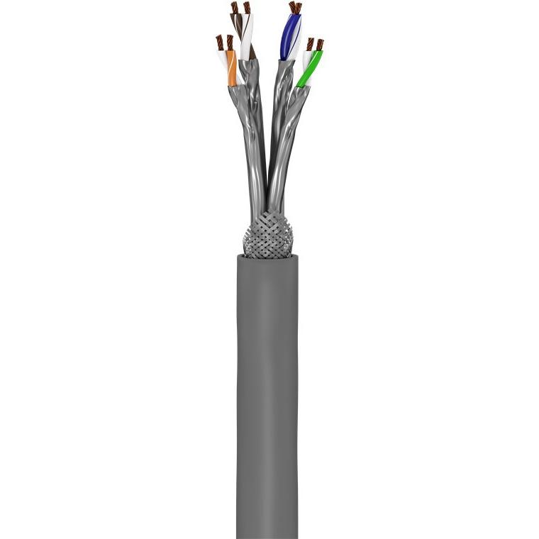 Goobay Netzwerkkabel (S/FTP, CAT6a, 100 m), Netzwerkkabel