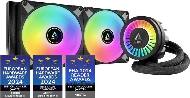 Actual product image Arctic Liquid Freezer III - 280 A-RGB (Black)