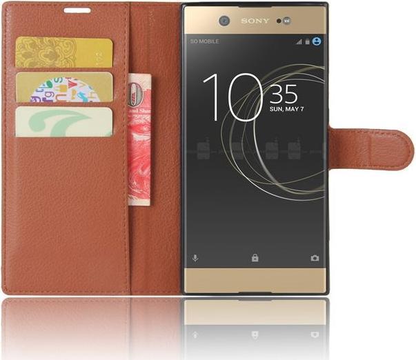 Produktbild MU Classic Hülle aus Leder mit Litchitextur (Sony Xperia XA1 Ultra)