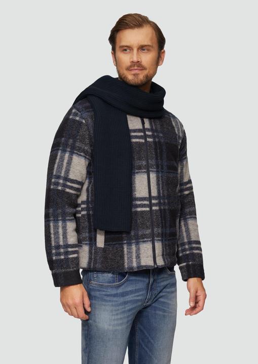 Immagine prodotto s.Oliver Tuch Schal aus Baumwolle mit Rippstruktur