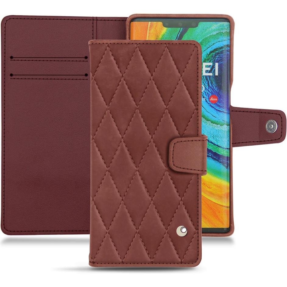 Thumbnail - Noreve Lederschutzhülle Wallet (Huawei Mate 30 Pro), Smartphone Hülle, Rot