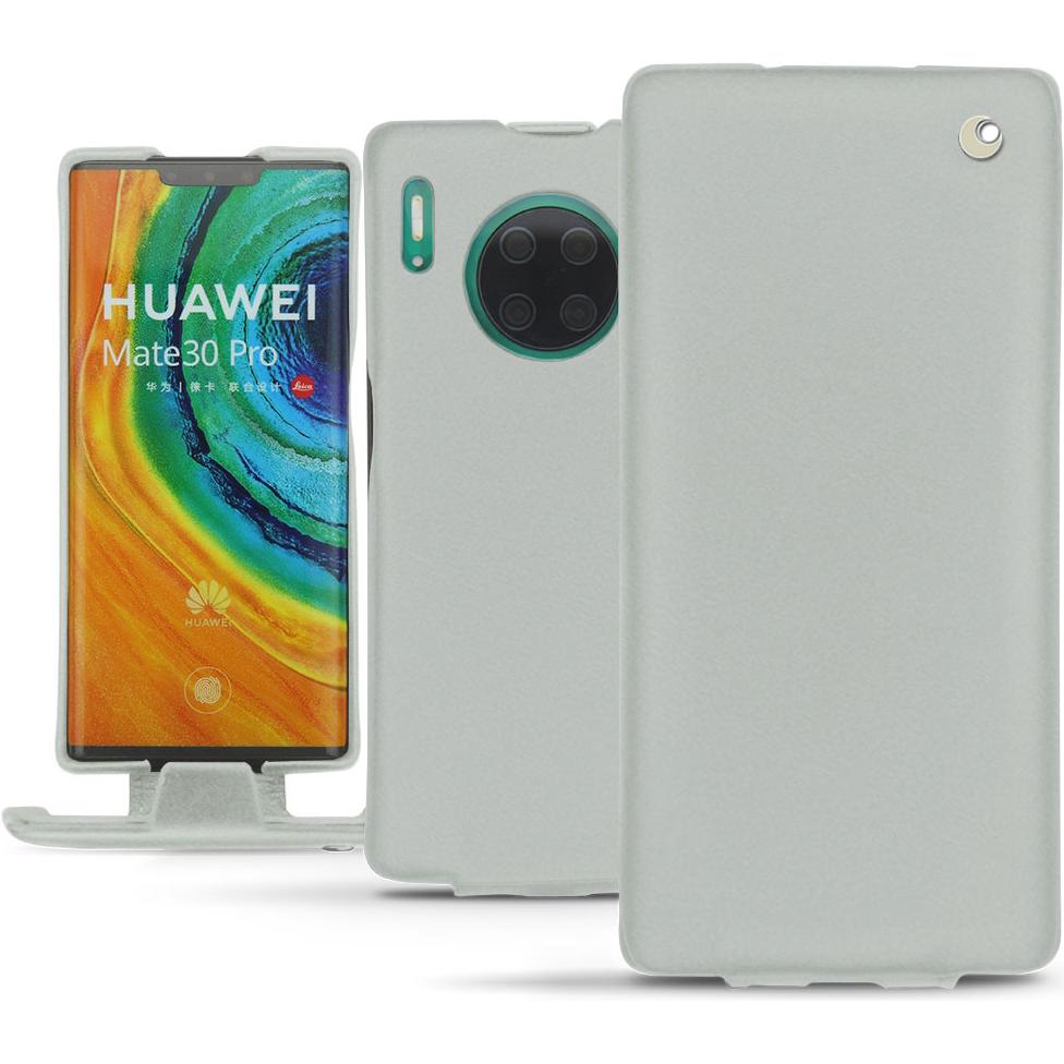Thumbnail - Noreve Lederschutzhülle vertikal (Huawei Mate 30 Pro), Smartphone Hülle, Grau