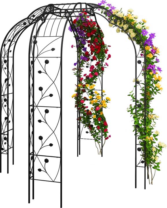 Immagine prodotto Relaxdays Padiglione per rose (199 cm, 199 cm)