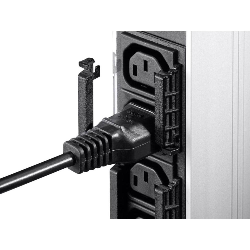 Thumbnail - Rittal Cable lock PSM for all modules with EN 60 320 C13 connector configurations, 20 pc(s), Serverschrank Zubehör, Schw...