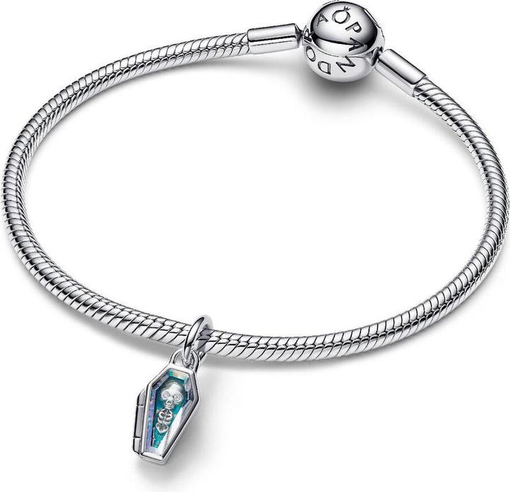 Actual product image Pandora Openable Glow-in-the-dark Coffin Charm (925 sterling silver, Enamel)