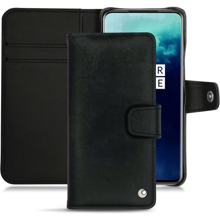 Noreve Lederschutzhülle Wallet (OnePlus 7T Pro), Smartphone Hülle, Schwarz