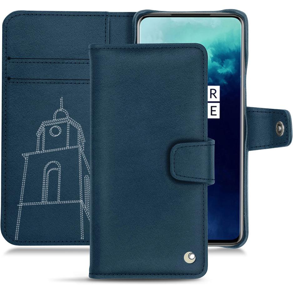 Thumbnail - Noreve Lederschutzhülle Wallet (OnePlus 7T Pro), Smartphone Hülle, Blau