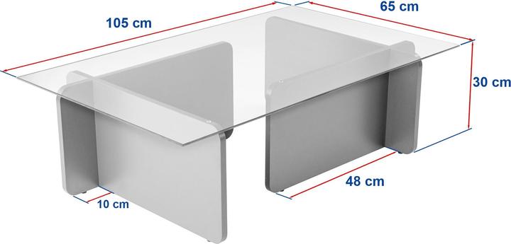 Actual product image Skye Decor Flavio Coffee Table (105 x 30 x 65 cm)