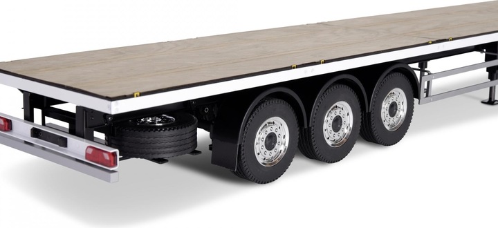 Actual product image Carson 3-axle flatbed trailer lll steel