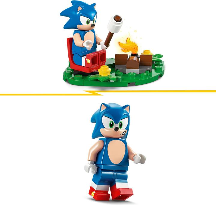 Produktbild LEGO Sonics Showdown am Lagerfeuer (77001, LEGO Sonic)