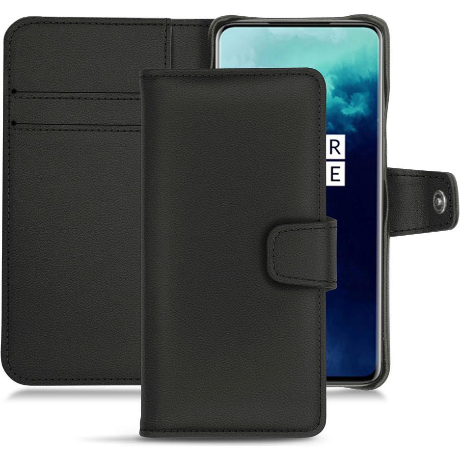 Noreve Lederschutzhülle Wallet (OnePlus 7T Pro), Smartphone Hülle, Schwarz