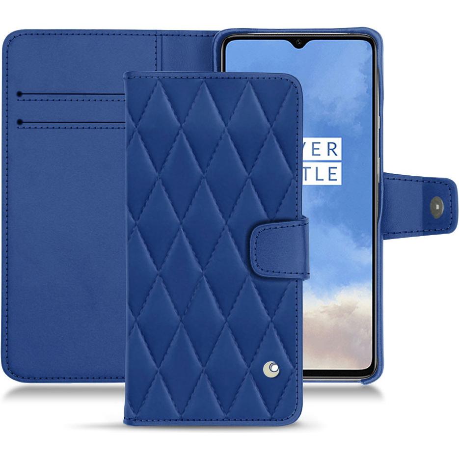 Thumbnail - Noreve Lederschutzhülle Wallet (OnePlus 7T), Smartphone Hülle, Blau