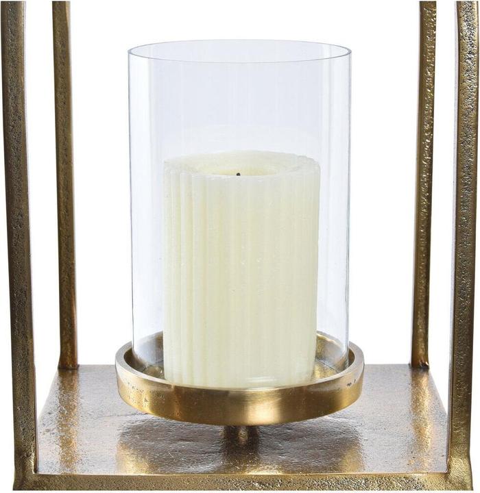 Productafbeelding DKD Home Decor Lantern Crystal Golden Aluminium (19 x 19 x 43 cm) (19 x 19 x 43 cm)