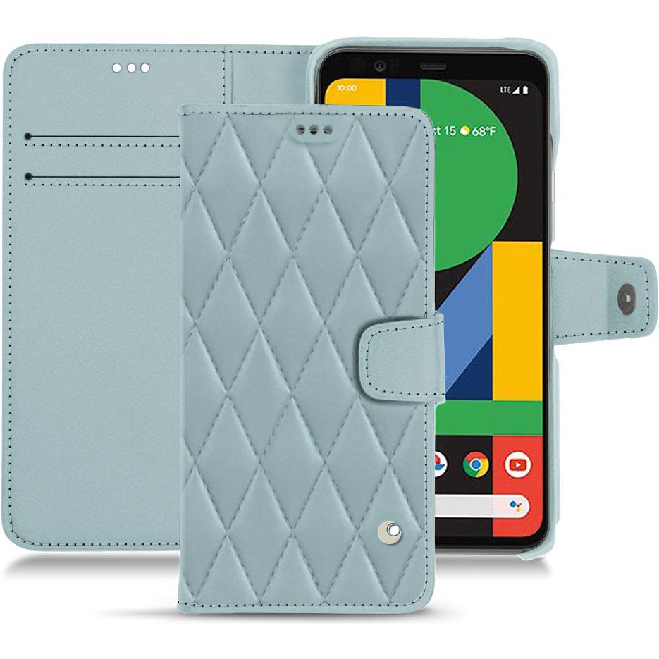 Noreve Lederschutzhülle Wallet (Google Pixel 4 XL), Smartphone Hülle, Blau