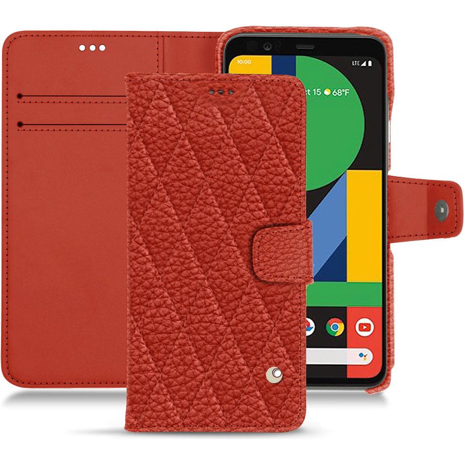 Thumbnail - Noreve Lederschutzhülle Wallet (Google Pixel 4 XL), Smartphone Hülle, Orange