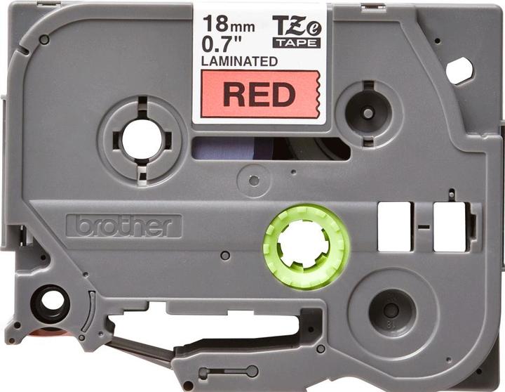 Produktbild Brother Laminated Tape 18Mm (1.80 cm, Rot, Schwarz)