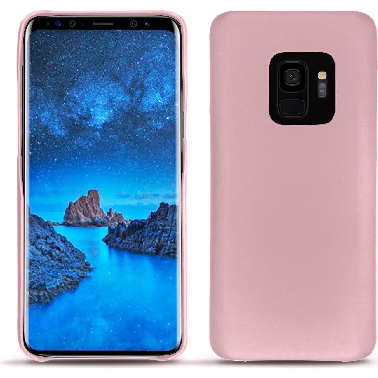 Thumbnail - Noreve Lederschutzhülle (Samsung Galaxy S9+), Smartphone Hülle, Rosa