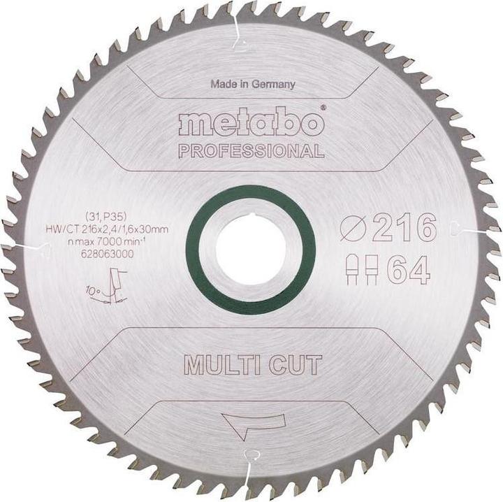 Actual product image Metabo Circular saw blade HW/CT 26