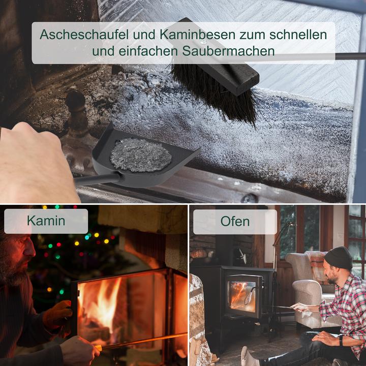 Actual product image Relaxdays 4-tlg. Kaminbesteck-Set (57 x 20 cm)